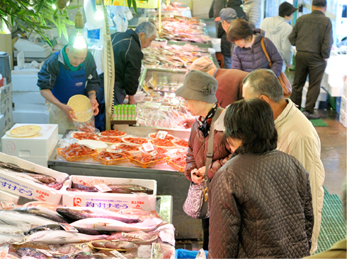 ザ・ホテルシーポートのお隣は新鮮なお魚の並ぶ【日本海鮮魚センター】や豊富なマリングッズが揃う【セラー15】などお土産購入にぴったりな施設が立ち並びます♪ご旅行の思い出と一緒にお買い物をお楽しみください。
